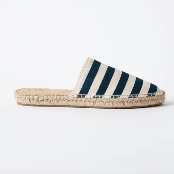Ubuntu Life Striped Canvas Mule | Size 9W - Picture 1 of 10